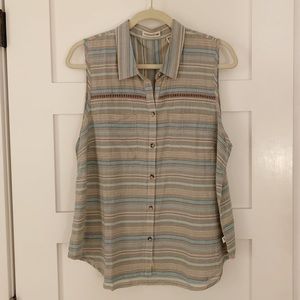 Toad&Co Sleeveless Collared Shirt